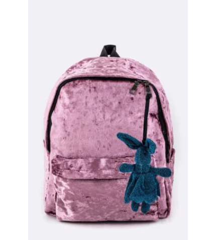Velour Fashion Backpack