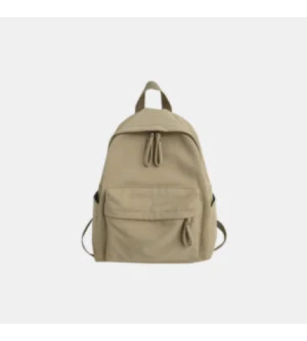 Zip Cotton Backpack Bag