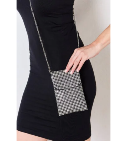 Forever Link Rhinestone Mini Crossbody Bag