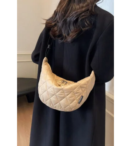 Quilted Adjustable Strap Crossbody Bag